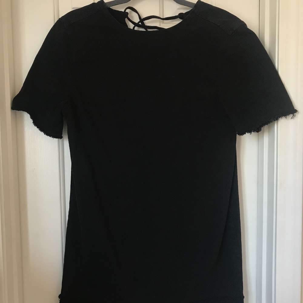 Forever 21 black denim dress